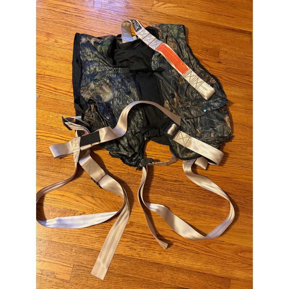 Xop Outdoors Hunting Safety Harness Vest Camo Tree Stand Full Body 300lb Tma